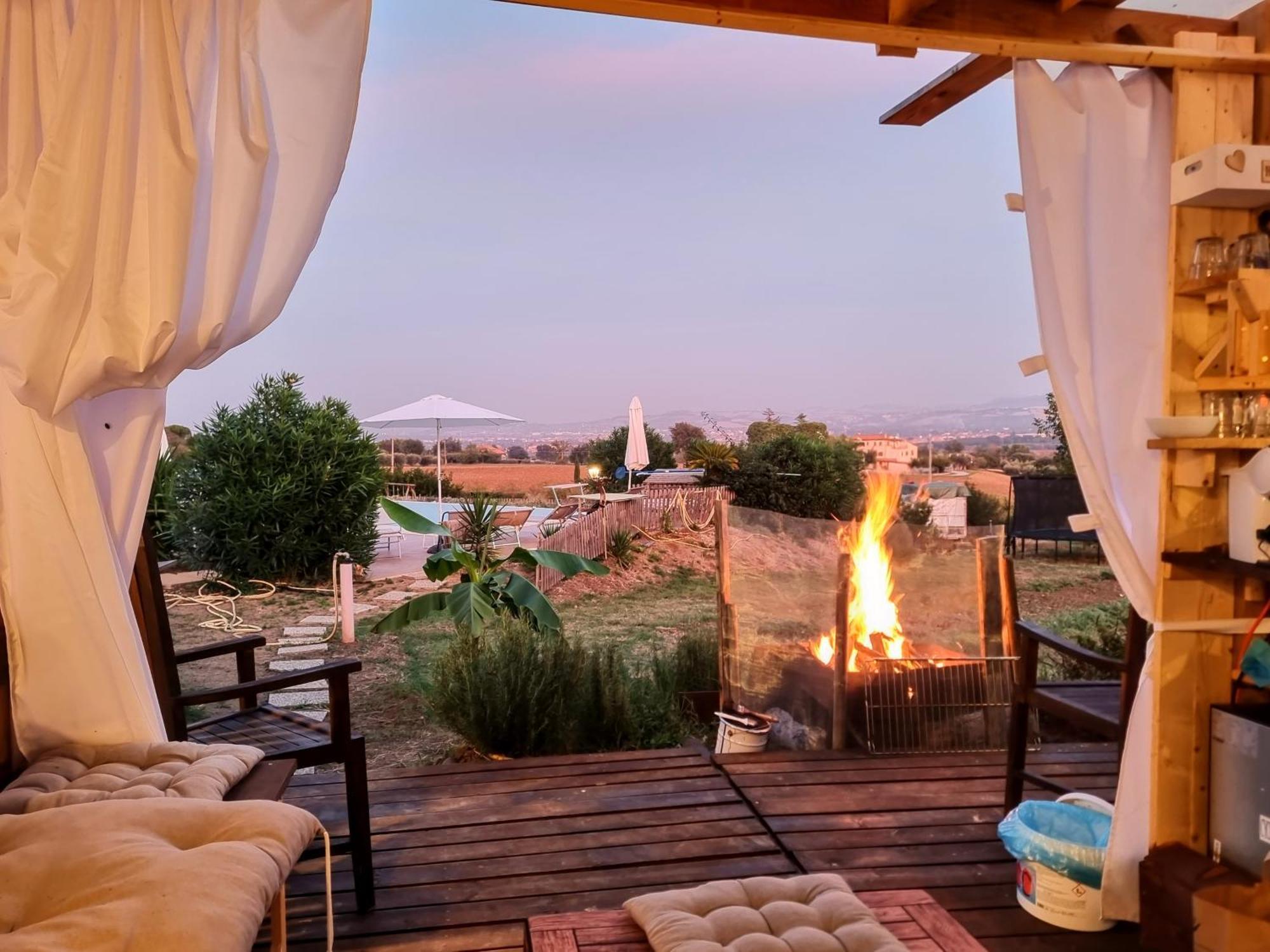 Agriturismo Rosa Antica Monte San Vito エクステリア 写真